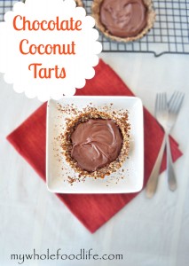 chocolate coconut tart