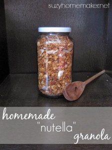 Homemade nut granola