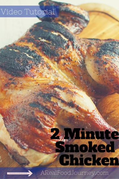 2 Minute Video How to smoke a chicken
