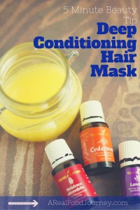 Deep Conditioning hair treatment