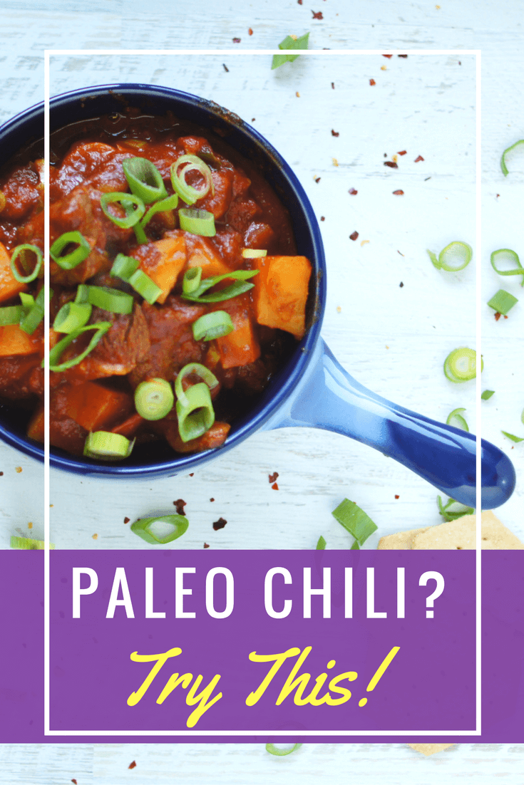 Paleo Chili with Sweet Potatoes