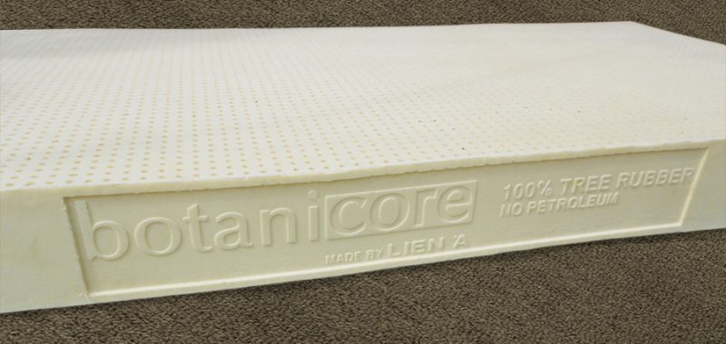 Sleeping on latex 100% tree rubber natural latex mattress core from Bedrooms and More in Seattle