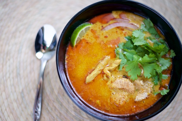 Chicken Khao Soi- A spicy Thai Soup!
