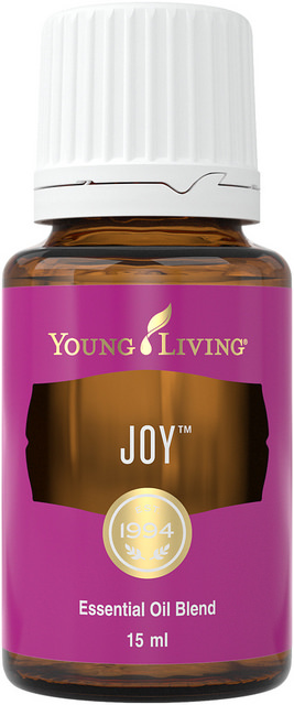 joy essential oil apply over the heart for happiness and joy
