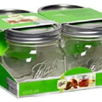 Ball Collection Elite Wide Mount 16Oz Pint Jars (Pack of 4)