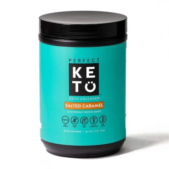 Perfect keto salted caramel collagen
