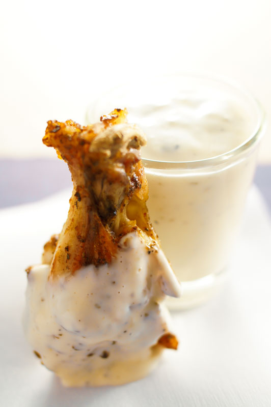 instant pot chicken wing dipped in ranch